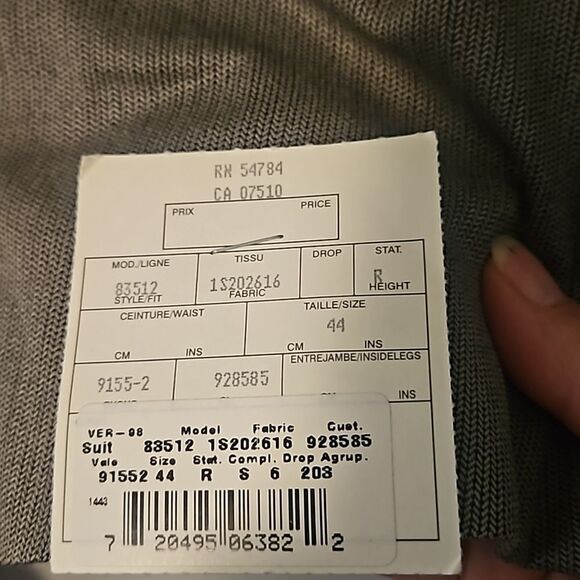 Louis Feraud  two Button Blazer Size 44 - Picture 7 of 9